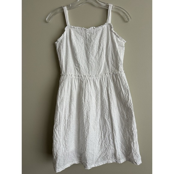 LOFT OUTLET white Dress W/adjustable‎ Straps; Size 0P - Picture 1 of 4